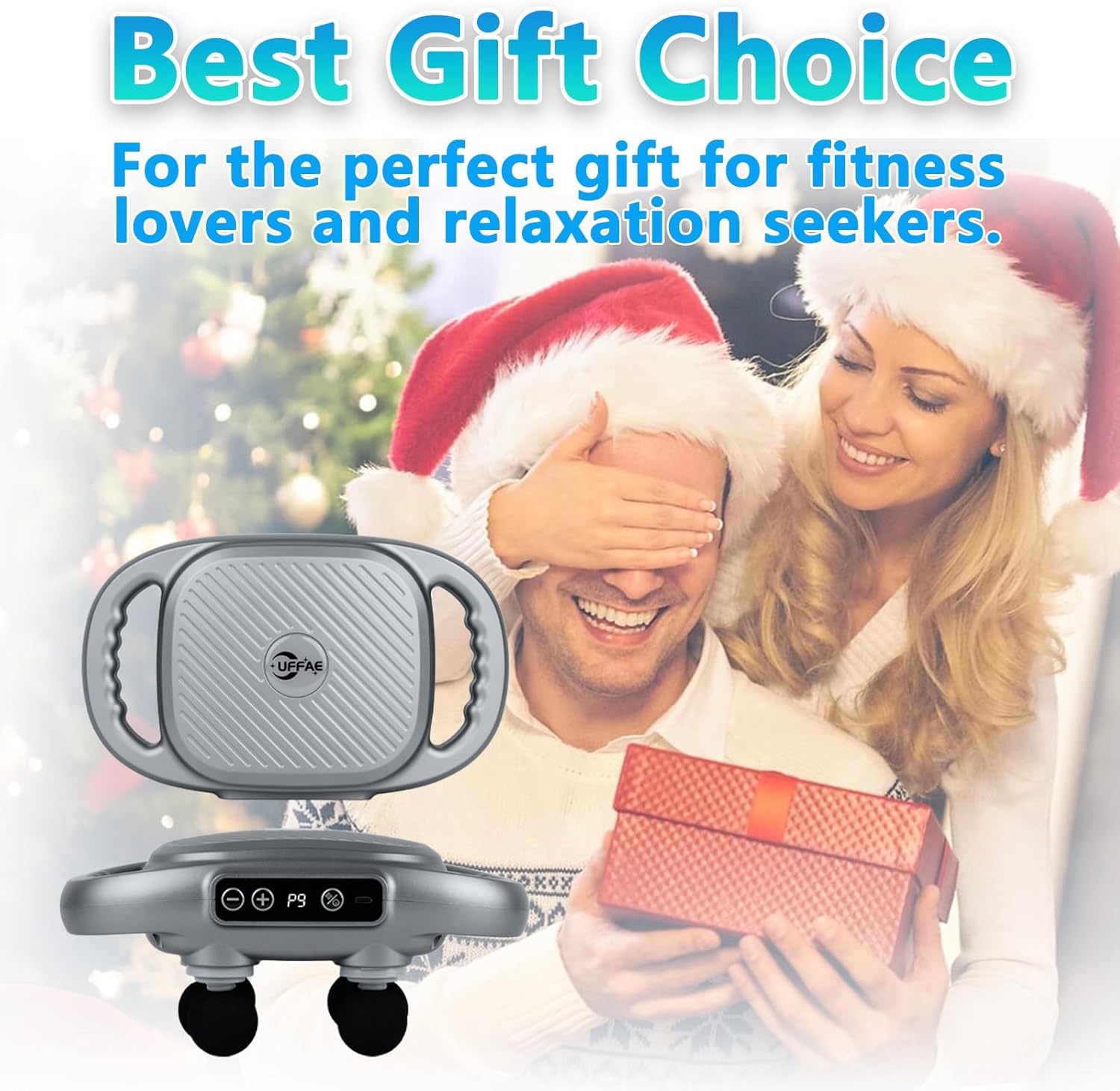 6-Head Deep Tissue Massage Gun | Full Body Muscle Relief