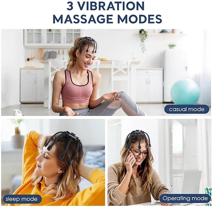 360° Ultra Head Massager | Stress Relief & Full-Head Comfort