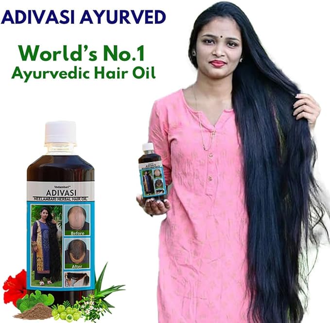 🍃ORIGINAL ADIVASI HERBAL HAIR OIL