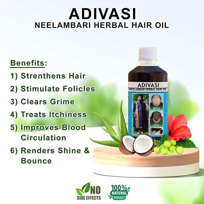 🍃ORIGINAL ADIVASI HERBAL HAIR OIL