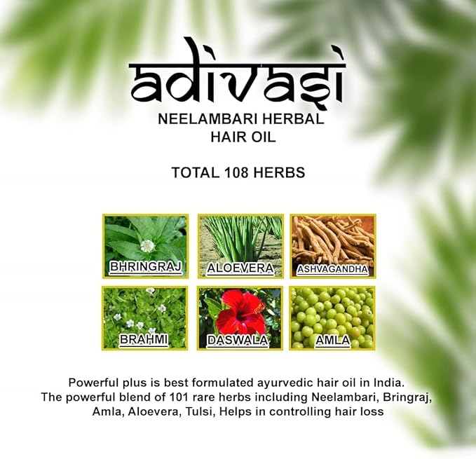 🍃ORIGINAL ADIVASI HERBAL HAIR OIL