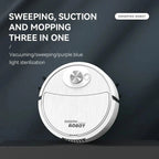 3-IN-1 Automatic Robot Vacuum Cleaner– مكنسة روبوت أوتوماتيكية 3 في 1